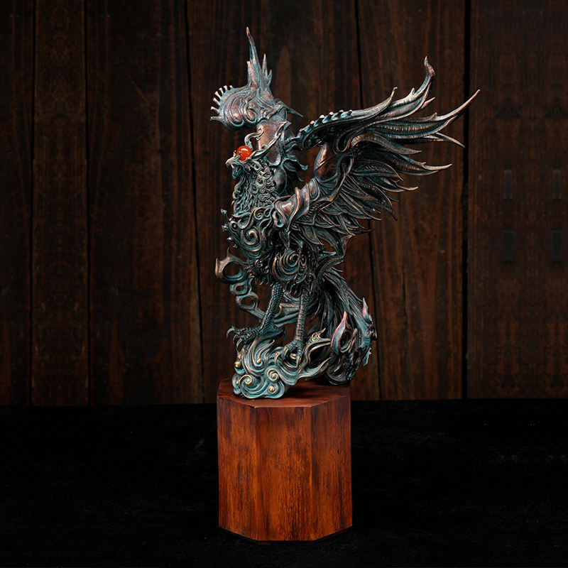 Manas Studio Takayuki Takeya Seal of the Four Gods Suzaku Statue