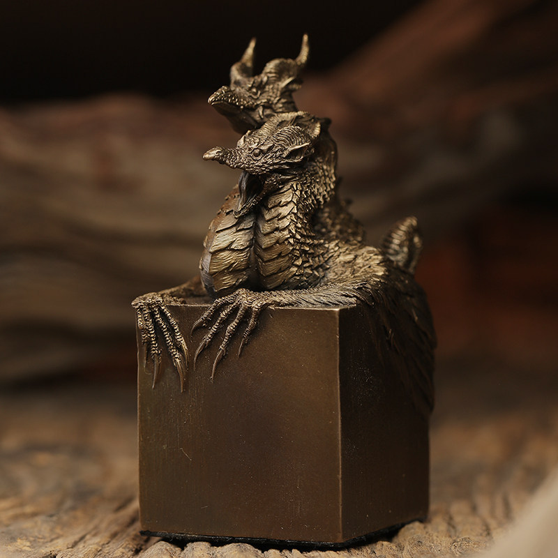 Manas Studio Fan Zai The Sealed Two Headed Dragon Weird Sealing Series Statue