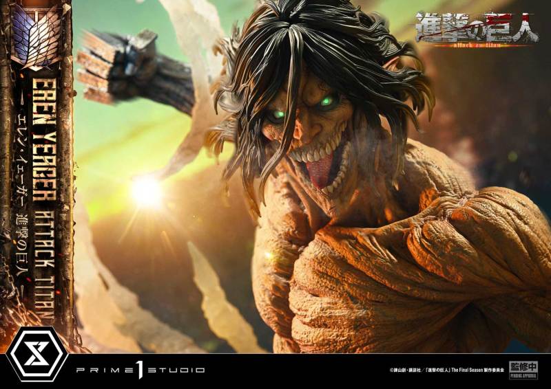 Prime 1 Studio Ultimate Diorama Masterline Attack on Titan Eren Yeager Attack Titan UDMAOT02 UDMAOT02S
