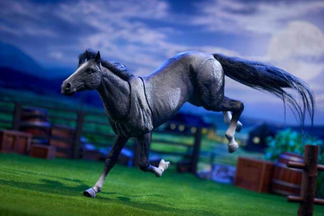 Otherwhere GALACTIC Nightstride x Daybreak 1/12 Scale Poseable Horse Model