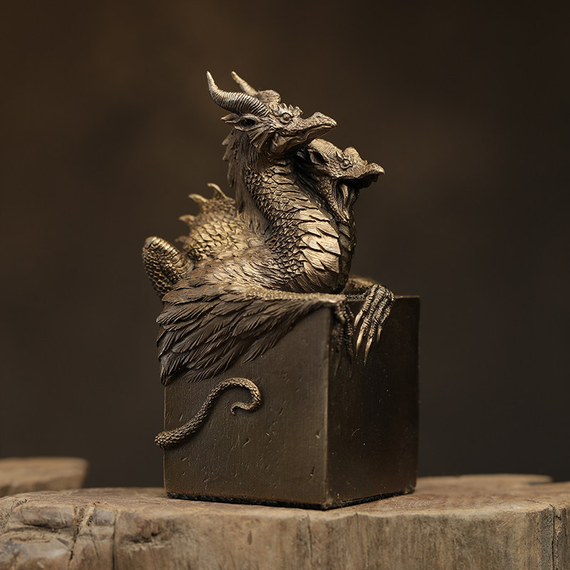 Manas Studio Fan Zai The Sealed Two Headed Dragon Weird Sealing Series Statue