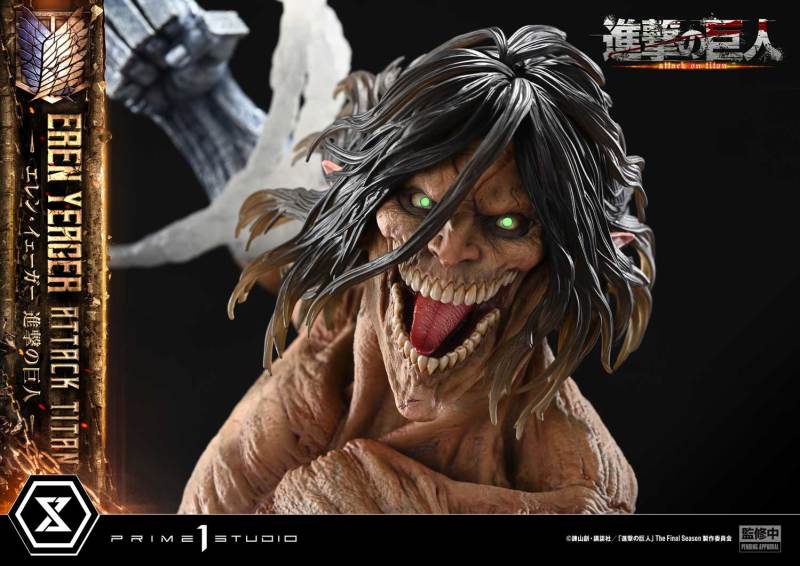 Prime 1 Studio Ultimate Diorama Masterline Attack on Titan Eren Yeager Attack Titan UDMAOT02 UDMAOT02S