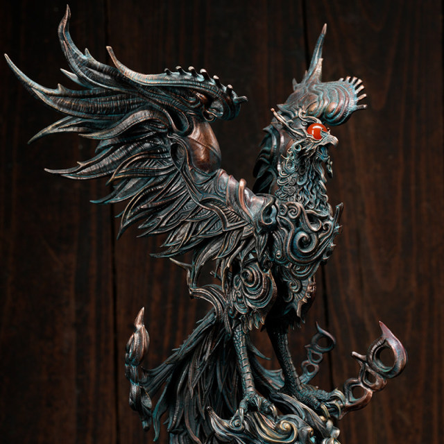 Manas Studio Takayuki Takeya Seal of the Four Gods Suzaku Statue