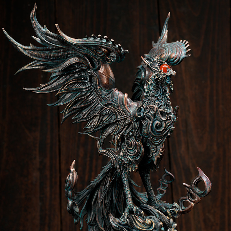 Manas Studio Takayuki Takeya Seal of the Four Gods Suzaku Statue