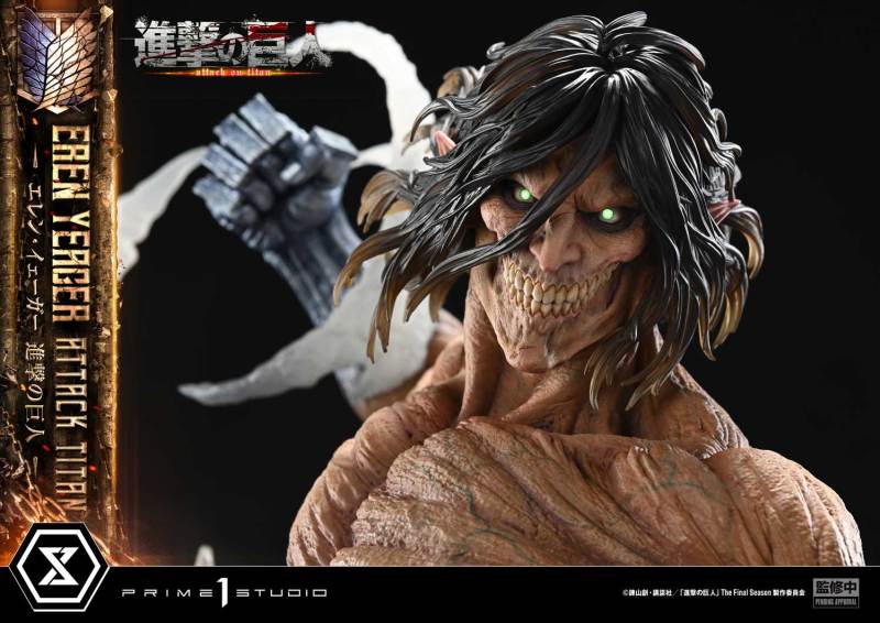 Prime 1 Studio Ultimate Diorama Masterline Attack on Titan Eren Yeager Attack Titan UDMAOT02 UDMAOT02S