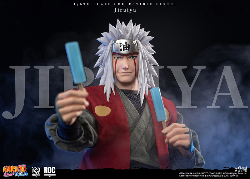 ROCKETTOYS Naruto Shippuden Jiraiya 1/6 Scale Action Figure ROC-019 ROC-020