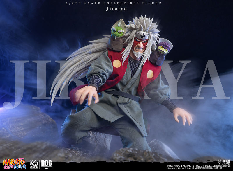 ROCKETTOYS Naruto Shippuden Jiraiya 1/6 Scale Action Figure ROC-019 ROC-020