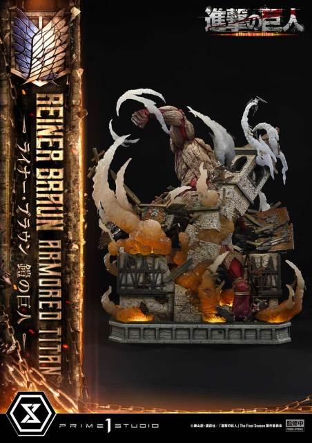 Prime 1 Studio Ultimate Diorama Masterline Attack on Titan Reiner Braun Armored Titan UDMAOT03 UDMAOT03S