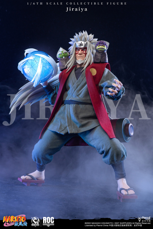 ROCKETTOYS Naruto Shippuden Jiraiya 1/6 Scale Action Figure ROC-019 ROC-020