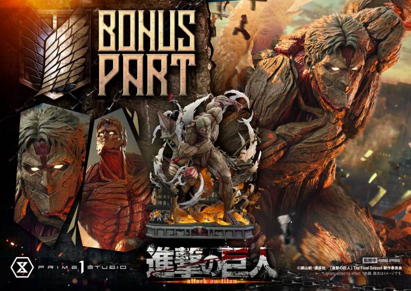 Prime 1 Studio Ultimate Diorama Masterline Attack on Titan Reiner Braun Armored Titan UDMAOT03 UDMAOT03S