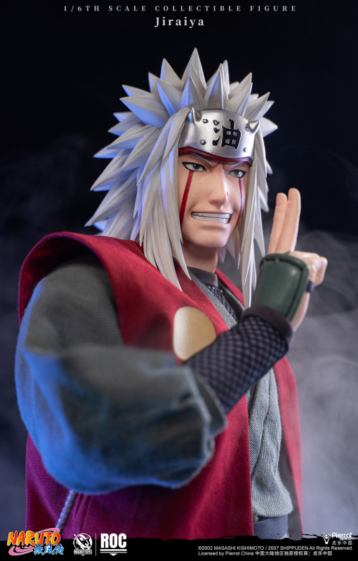 ROCKETTOYS Naruto Shippuden Jiraiya 1/6 Scale Action Figure ROC-019 ROC-020