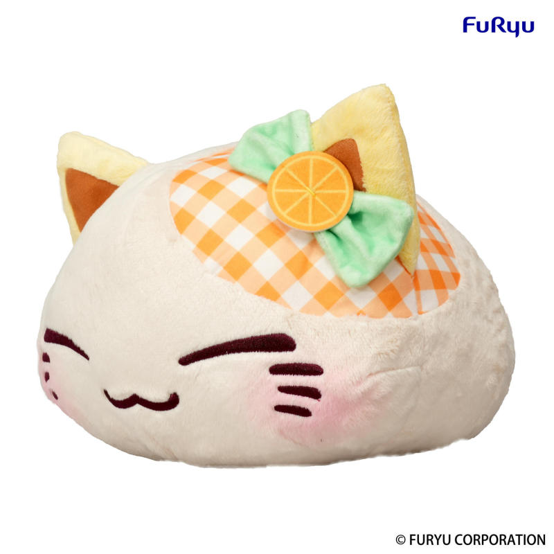 FURYU Nemuneko Cat Fruit Big Plush