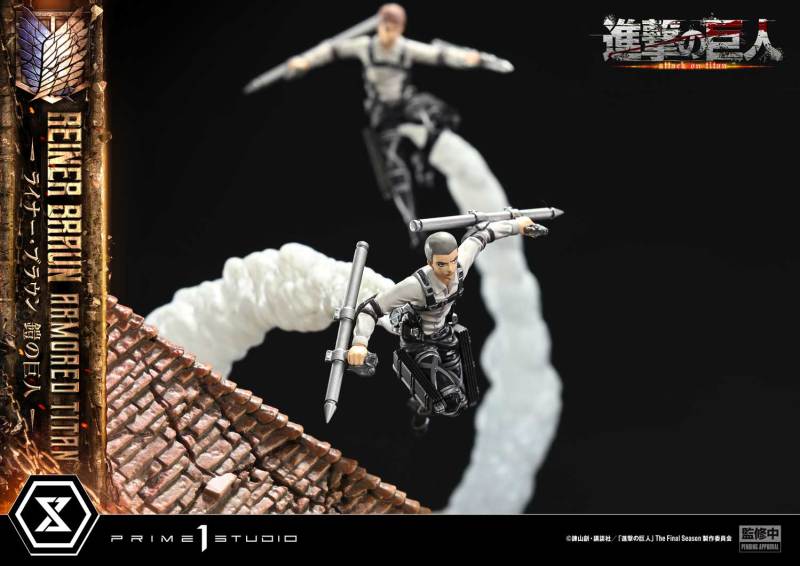 Prime 1 Studio Ultimate Diorama Masterline Attack on Titan Reiner Braun Armored Titan UDMAOT03 UDMAOT03S