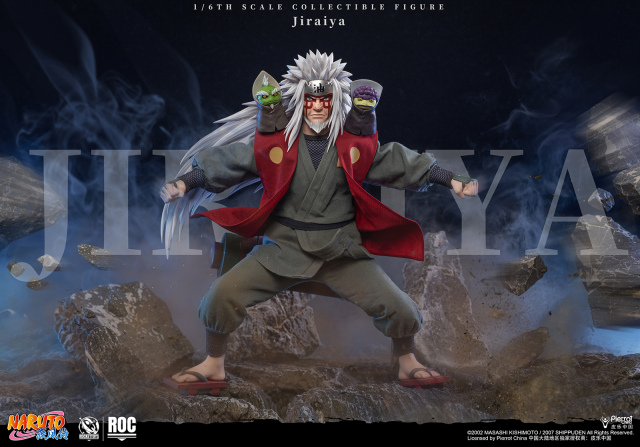 ROCKETTOYS Naruto Shippuden Jiraiya 1/6 Scale Action Figure ROC-019 ROC-020