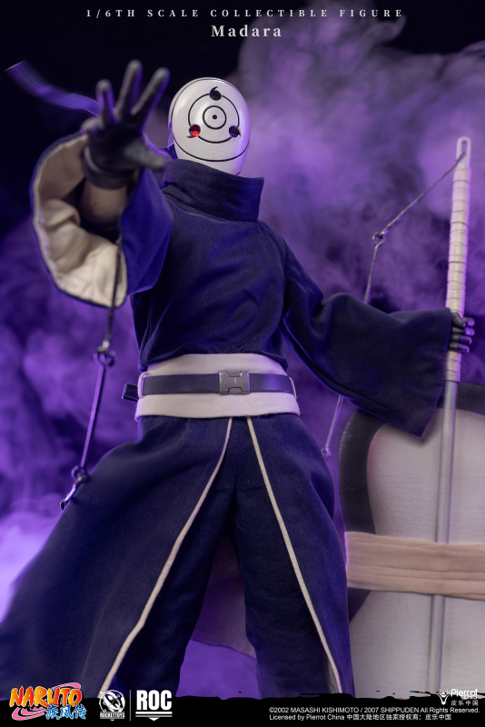 Rocket Toys Naruto Shippuden Madara Uchiha White Mask Ver. 1/6 Scale Action Figure ROC-021