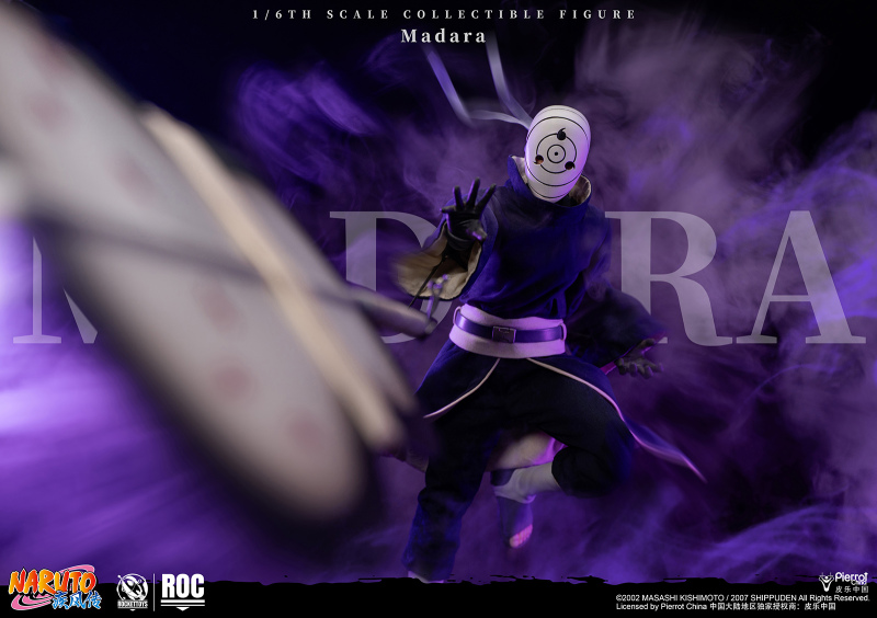 Rocket Toys Naruto Shippuden Madara Uchiha White Mask Ver. 1/6 Scale Action Figure ROC-021