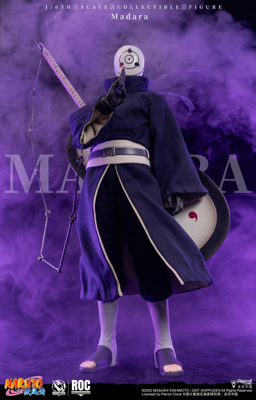Rocket Toys Naruto Shippuden Madara Uchiha White Mask Ver. 1/6 Scale Action Figure ROC-021