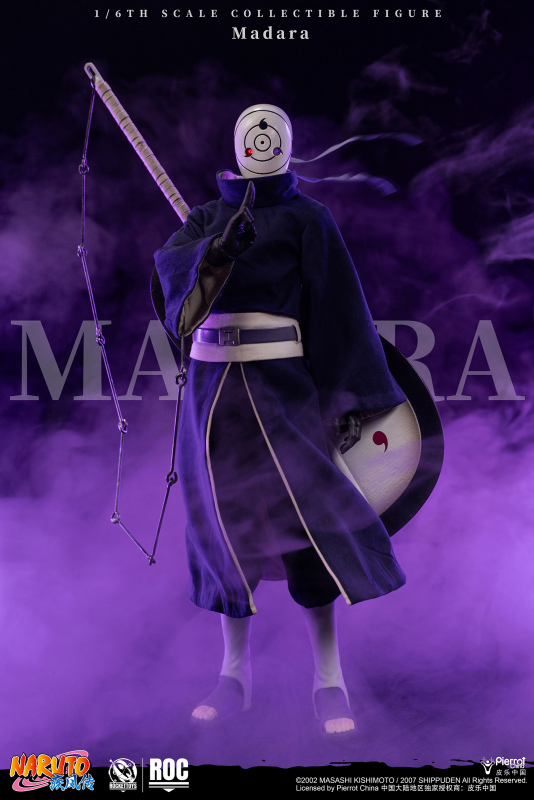 Rocket Toys Naruto Shippuden Madara Uchiha White Mask Ver. 1/6 Scale Action Figure ROC-021