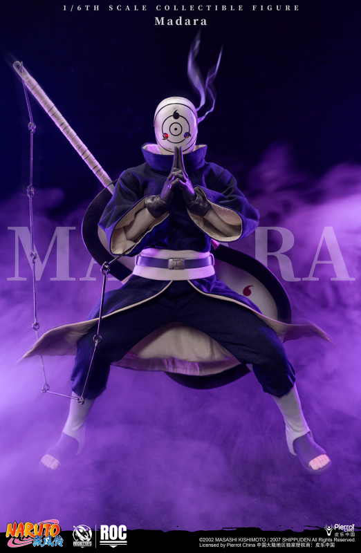 Rocket Toys Naruto Shippuden Madara Uchiha White Mask Ver. 1/6 Scale Action Figure ROC-021