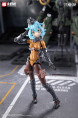 HEMOXIAN Rust Rose Rand Corsage 1/12 Scale Plastic Model Kit