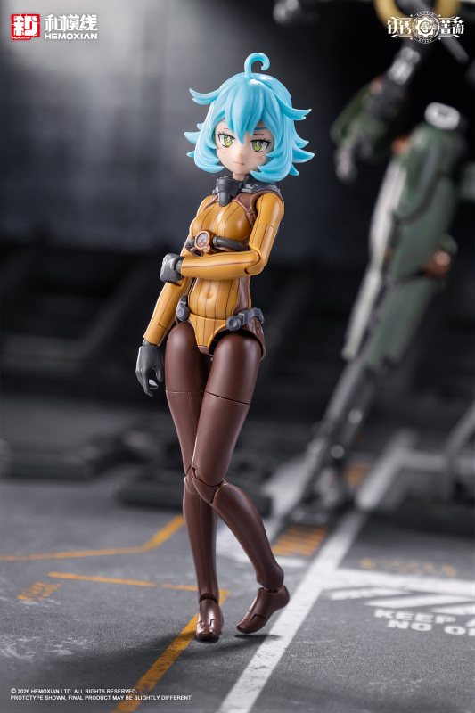 HEMOXIAN Rust Rose Rand Corsage 1/12 Scale Plastic Model Kit