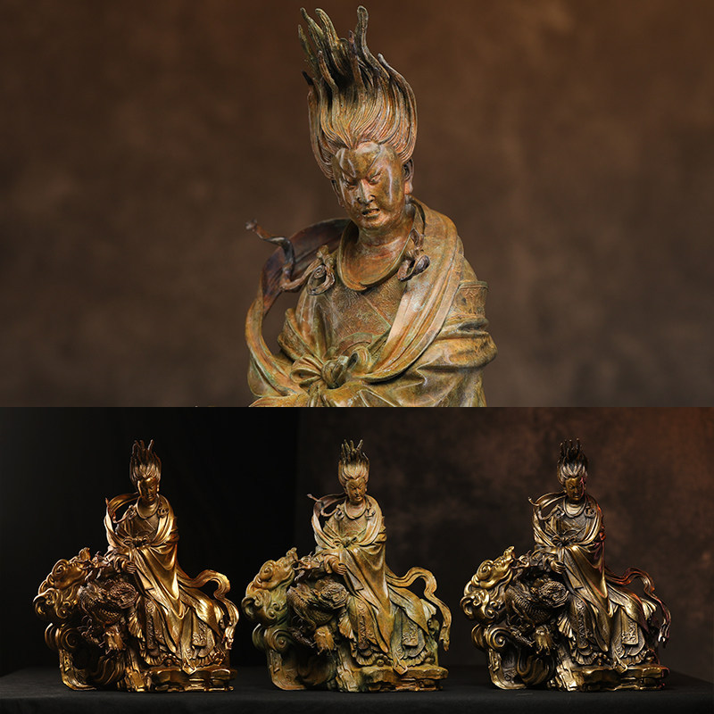 (In Stock) Manas SUM Jincheng Yuhuang Temple Twenty Eight Mansions Kang Jinlong 1/8 Cast Bronze Statue