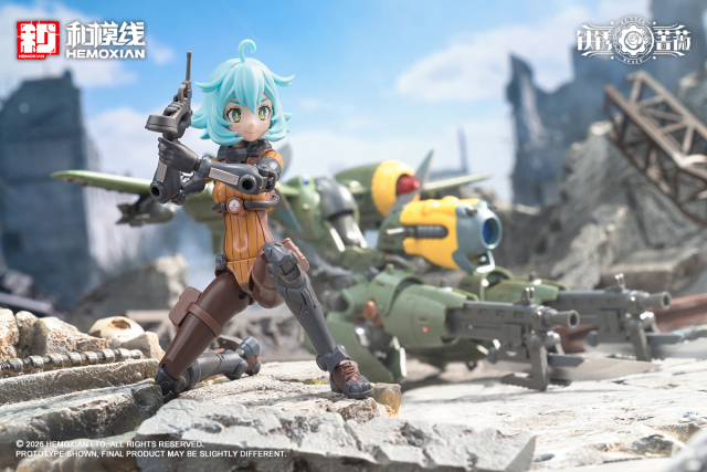 HEMOXIAN Rust Rose Rand Corsage 1/12 Scale Plastic Model Kit