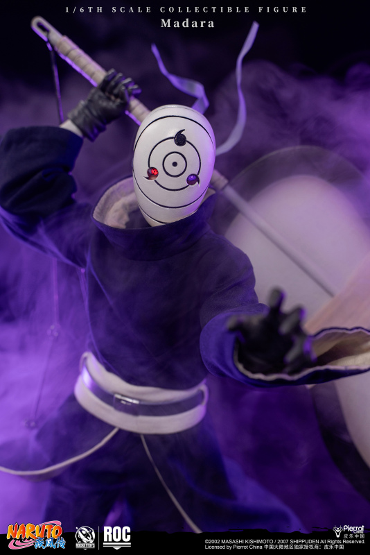 Rocket Toys Naruto Shippuden Madara Uchiha White Mask Ver. 1/6 Scale Action Figure ROC-021