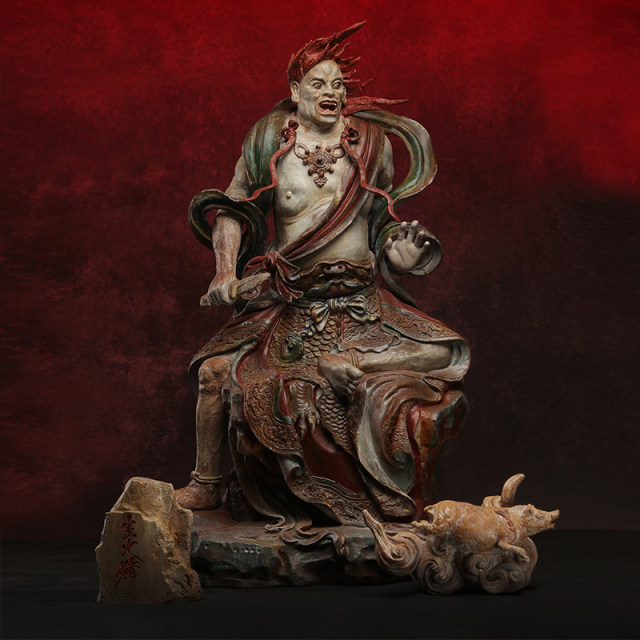 Manas SUM Jincheng Yuhuang Temple Twenty Eight Mansions Fire Pig of Encampment 1/8