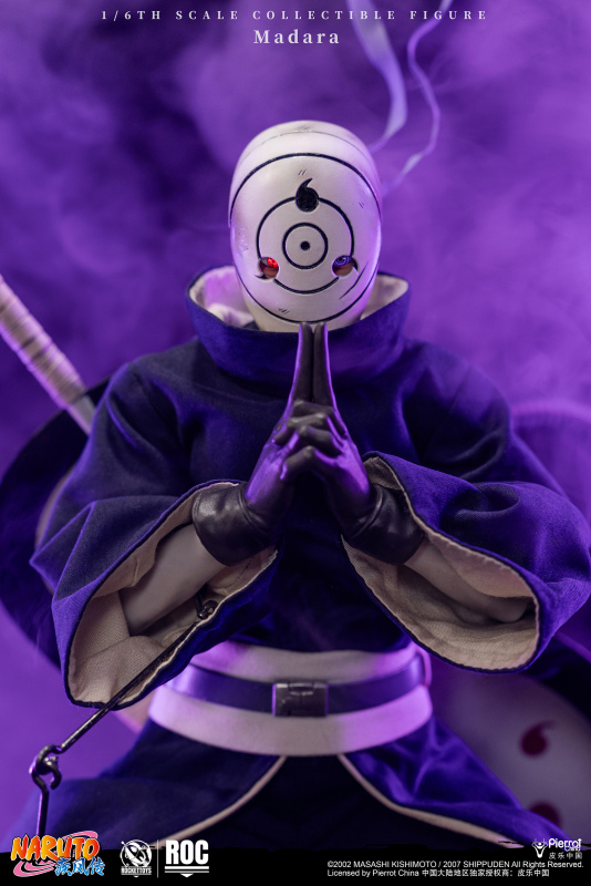 Rocket Toys Naruto Shippuden Madara Uchiha White Mask Ver. 1/6 Scale Action Figure ROC-021