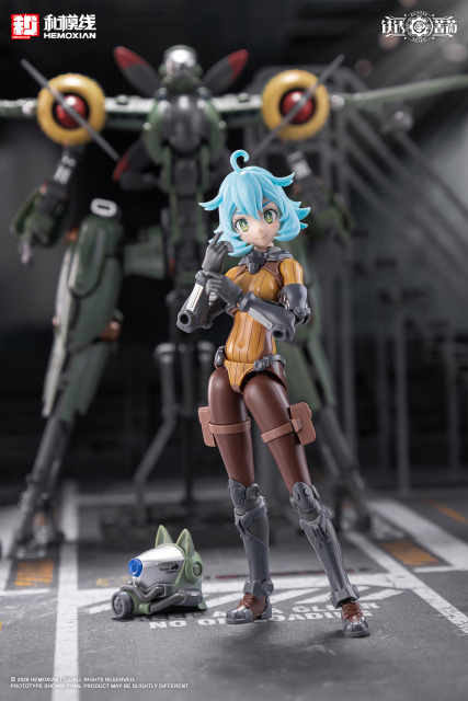 HEMOXIAN Rust Rose Rand Corsage 1/12 Scale Plastic Model Kit