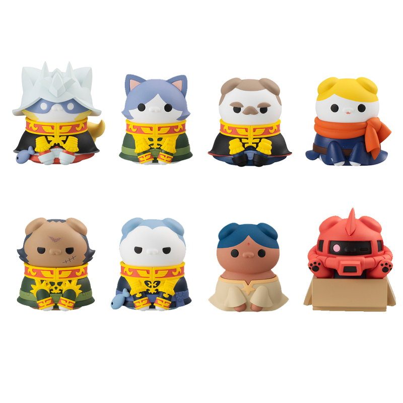 MegaHouse MEGA CAT PROJECT Mobile Suit Gundam Mobile Suit Nyandam Zeon Army Nya 8Pack BOX