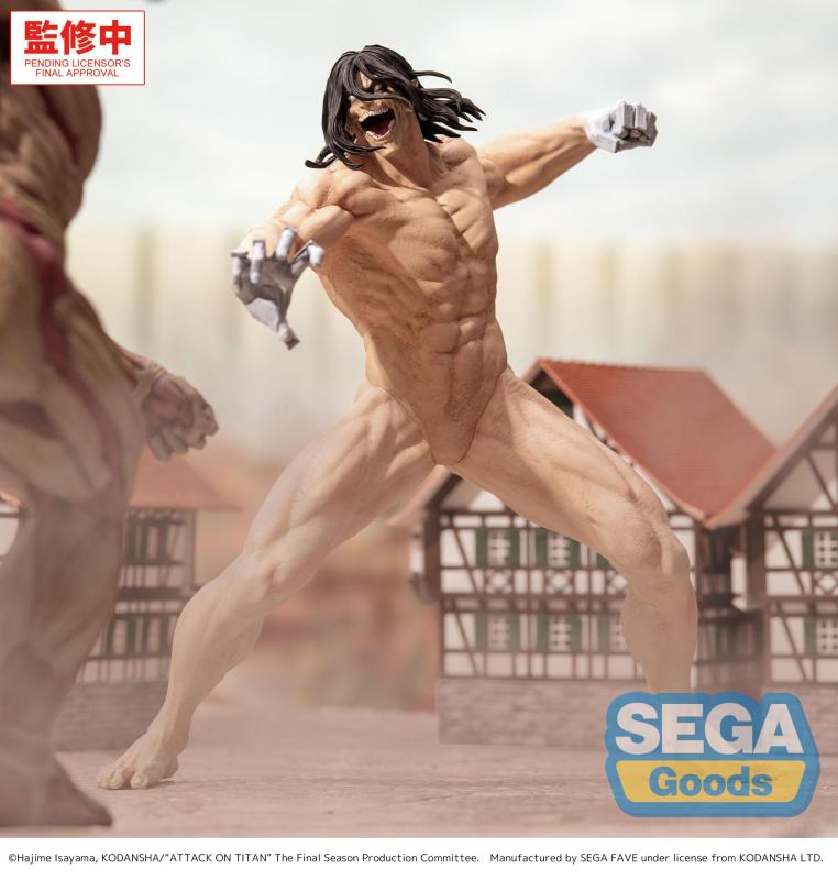 SEGA GigantiX Attack on Titan Eren Yeager Attack Titan Ver. Figure