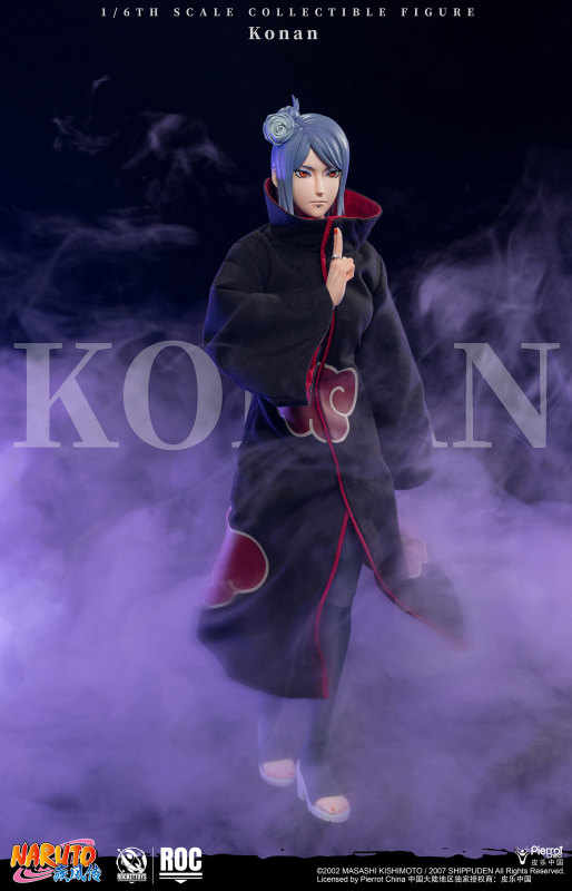 Rocket Toys Naruto Shippuden Konan 1/6 Scale Action Figure ROC-023 (Bonus)