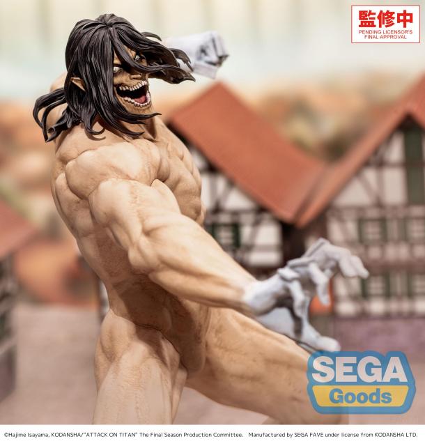 SEGA GigantiX Attack on Titan Eren Yeager Attack Titan Ver. Figure