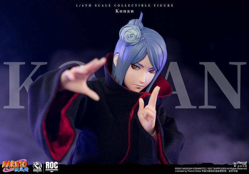 Rocket Toys Naruto Shippuden Konan 1/6 Scale Action Figure ROC-023 (Bonus)