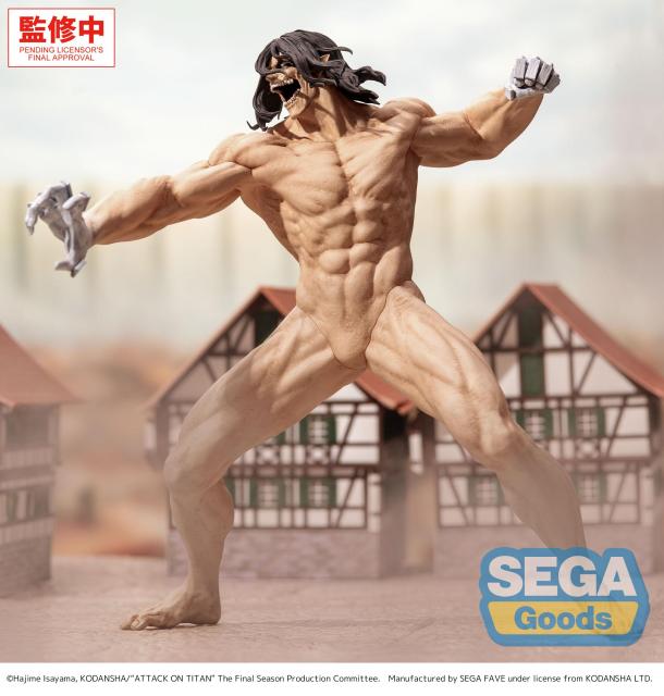 SEGA GigantiX Attack on Titan Eren Yeager Attack Titan Ver. Figure