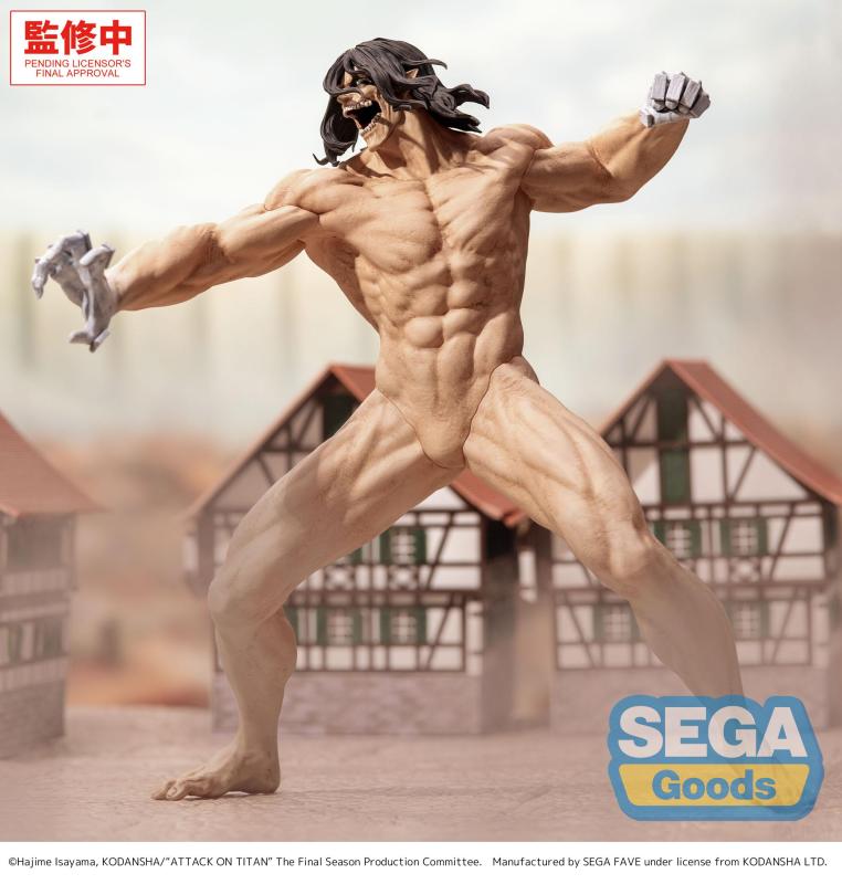 SEGA GigantiX Attack on Titan Eren Yeager Attack Titan Ver. Figure