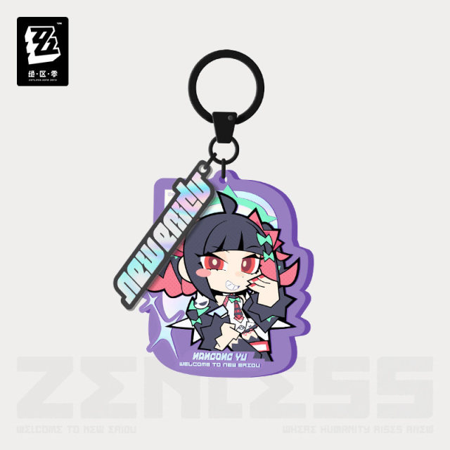 miHoYo Zenless Zone Zero New Eridu Series Chibi Acrylic Charm Angels of Delusion