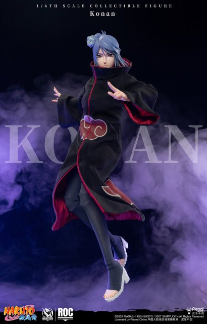 Rocket Toys Naruto Shippuden Konan 1/6 Scale Action Figure ROC-023 (Bonus)