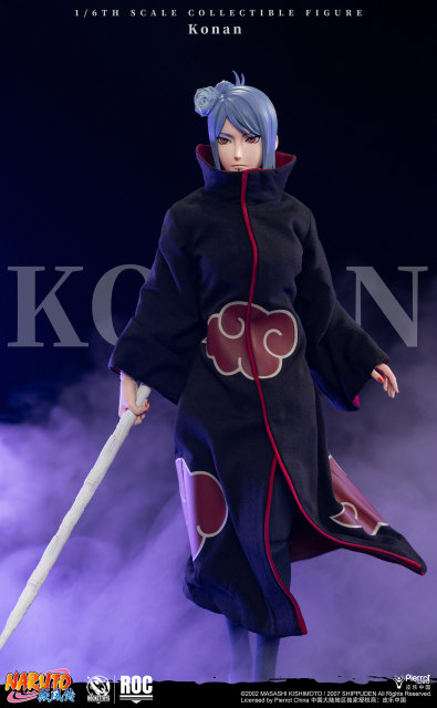 Rocket Toys Naruto Shippuden Konan 1/6 Scale Action Figure ROC-023 (Bonus)