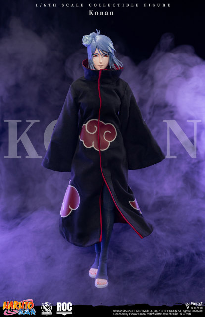 Rocket Toys Naruto Shippuden Konan 1/6 Scale Action Figure ROC-023 (Bonus)