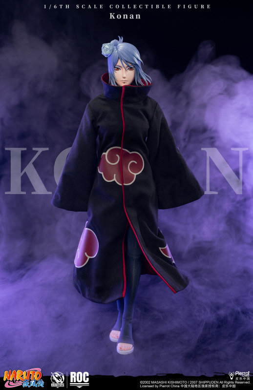 Rocket Toys Naruto Shippuden Konan 1/6 Scale Action Figure ROC-023 (Bonus)