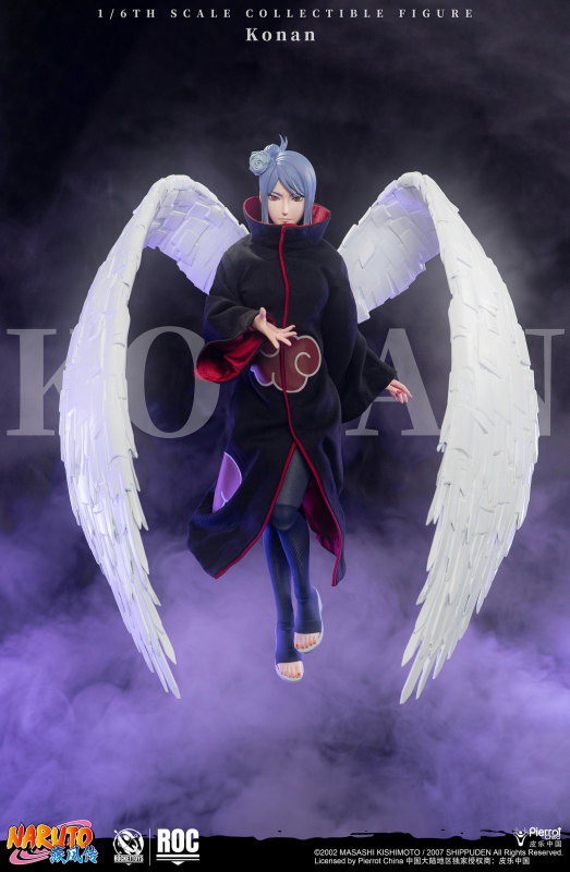 Rocket Toys Naruto Shippuden Konan 1/6 Scale Action Figure ROC-023 (Bonus)