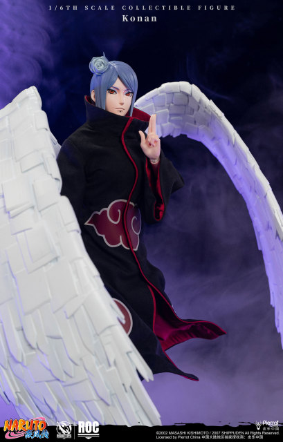 Rocket Toys Naruto Shippuden Konan 1/6 Scale Action Figure ROC-023 (Bonus)