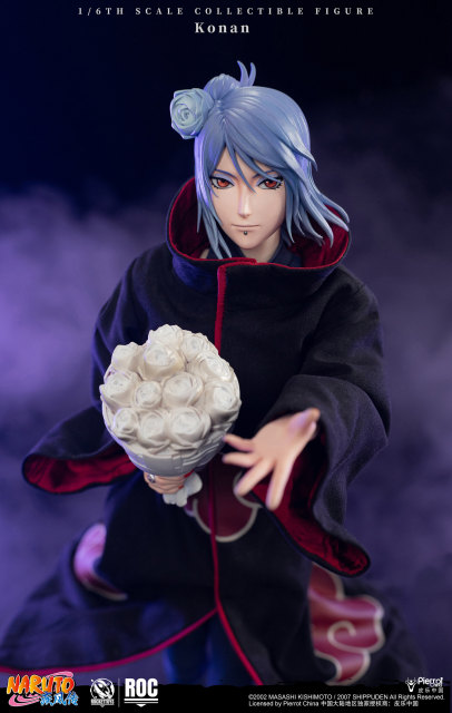 Rocket Toys Naruto Shippuden Konan 1/6 Scale Action Figure ROC-023 (Bonus)