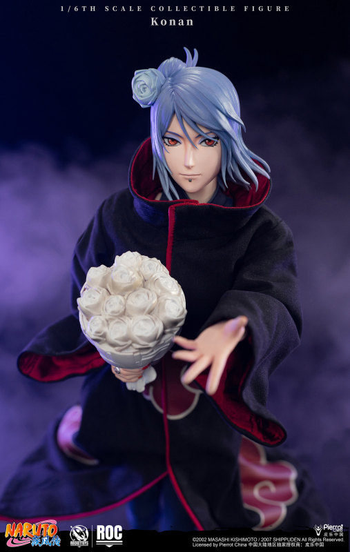 Rocket Toys Naruto Shippuden Konan 1/6 Scale Action Figure ROC-023 (Bonus)