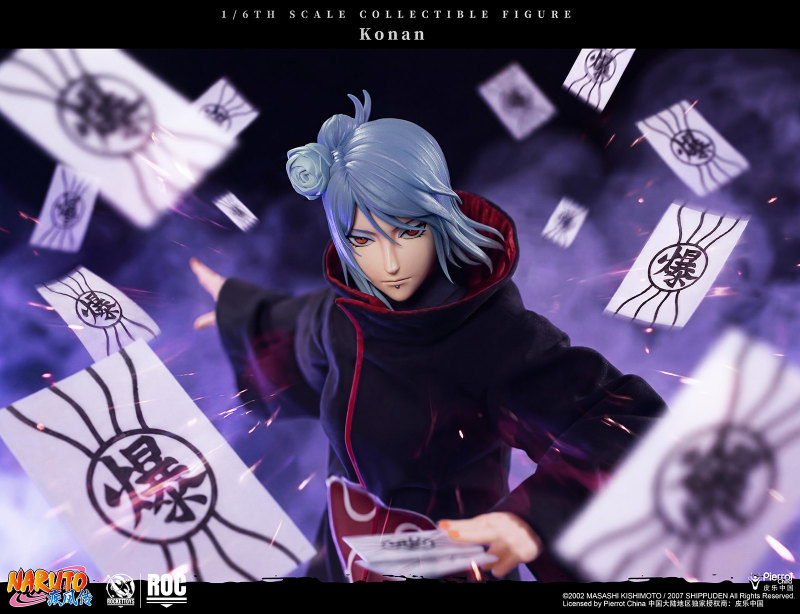 Rocket Toys Naruto Shippuden Konan 1/6 Scale Action Figure ROC-023 (Bonus)