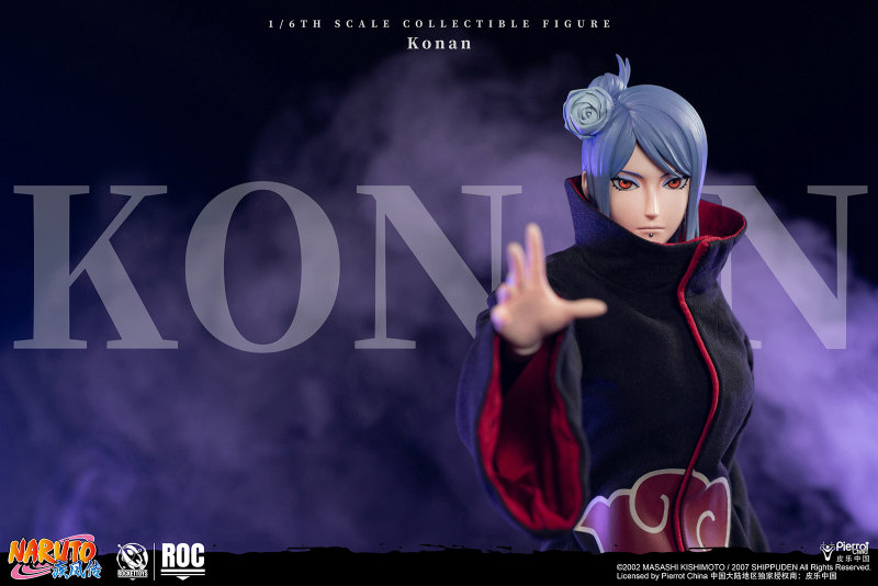 Rocket Toys Naruto Shippuden Konan 1/6 Scale Action Figure ROC-023 (Bonus)