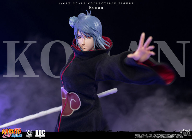 Rocket Toys Naruto Shippuden Konan 1/6 Scale Action Figure ROC-023 (Bonus)